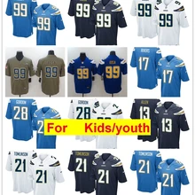 Молодежная футбольная форма в Лос-анжелесском стиле Joey Bosa LaDainian Tomlinson Philip Rocks Keenan Allen Melvin Gordon