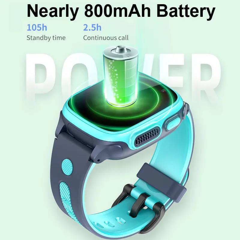 Abardeen T3 kids Smart Watch Android 8.1 4G video call GPS smartwatch Camera HD IP67 Waterproof watch connect Wifi Bluetooth