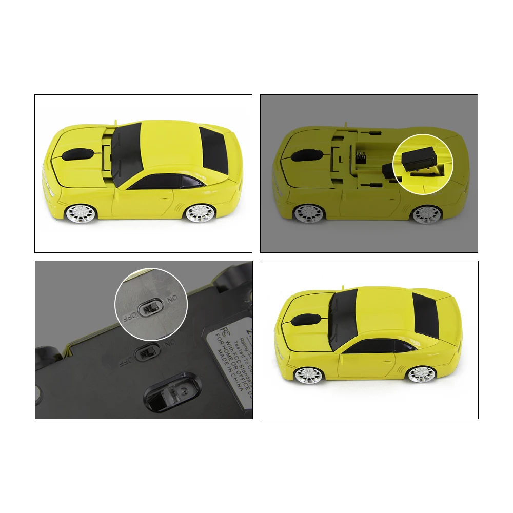 racing car shaped wireless mouse