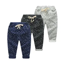 Г. Весенние новые стильные детские повседневные брюки с принтом; детские брюки в Корейском стиле; детская одежда