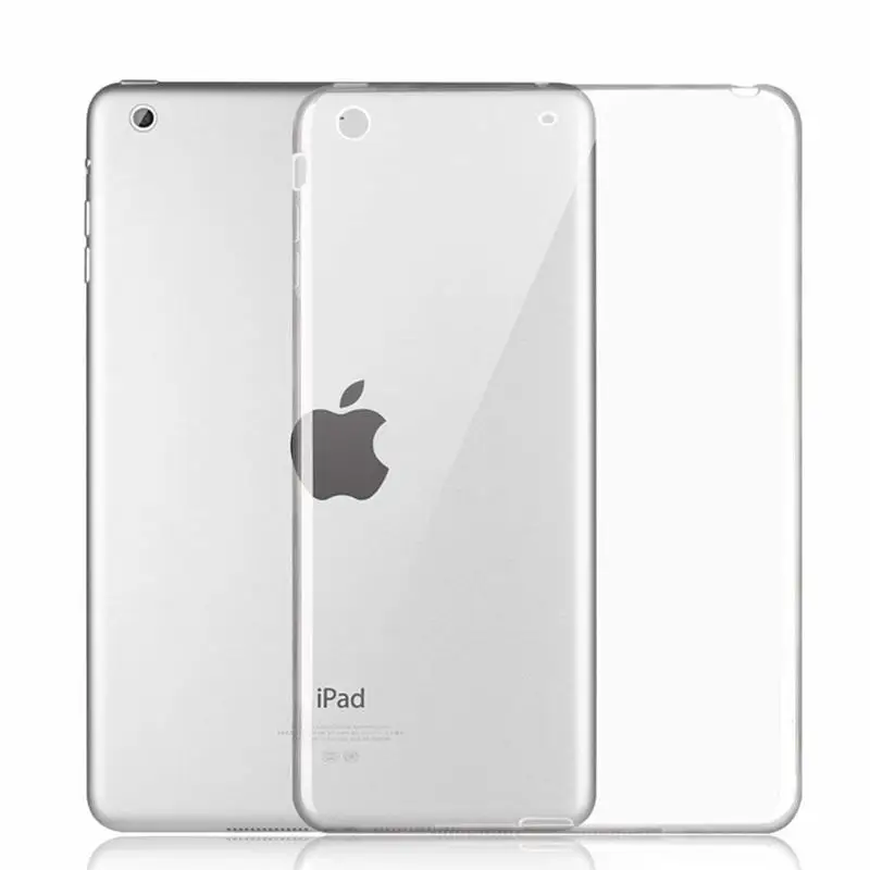 Силиконовый чехол для Apple iPad Mini 4 прозрачный планшета мягкий ТПУ чехол-накладка