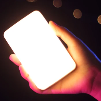 

Ulanzi VL120 3200K-6500K LED Video Light Rechargeable RGB Effect Fill Light Vlog Soft Light with 6 Color Gel