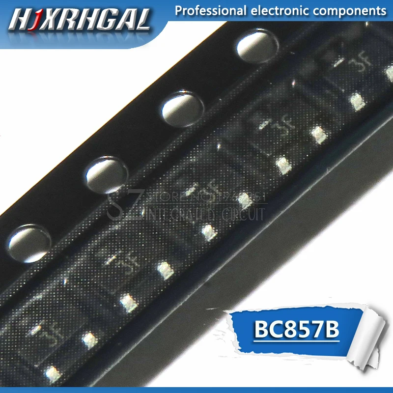 1 шт. BC857B SOT23 BC857 SOT SMD СОТ-23 SOT23-3 3F транзистор | Электронные компоненты и