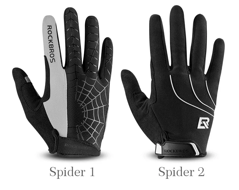 ROCKBROS Cycling Gloves Touch Screen GEL Bike Gloves Sport MTB Road Full Finger Hafl Finger Bicycle Gloves Men Guantes Ciclismo