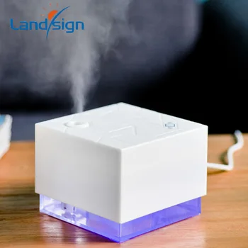 

Creative Water Cube USB Desktop Humidifier Mini Transparent Office Mute Air Atomizer