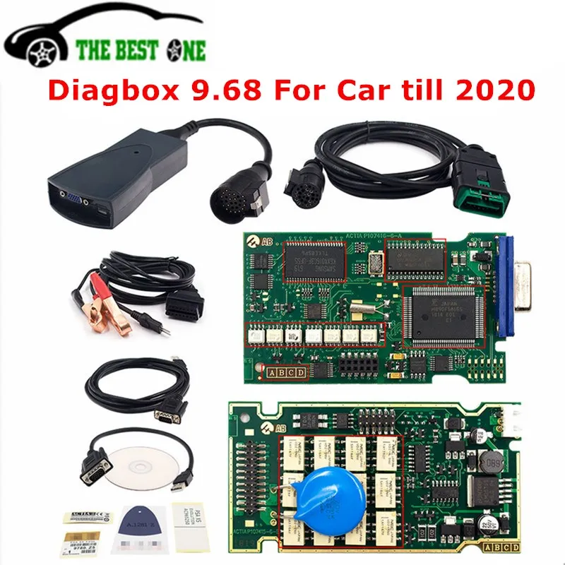 Золотой полные чипы Lexia 3 921815C Новый Diagbox V9.68 V7.83 Lexia3 PP2000 V48/V25 для Citroen/Peugeot