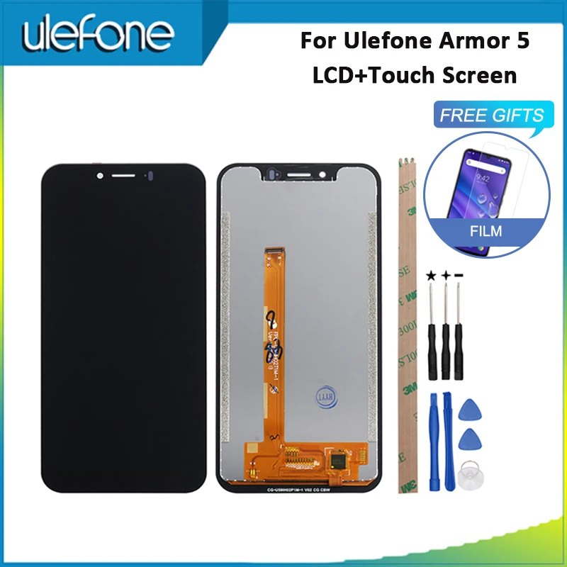 Для Ulefone Armor 5 ЖК дисплей + сенсорный экран 100% протестированный ремонт для цифровые