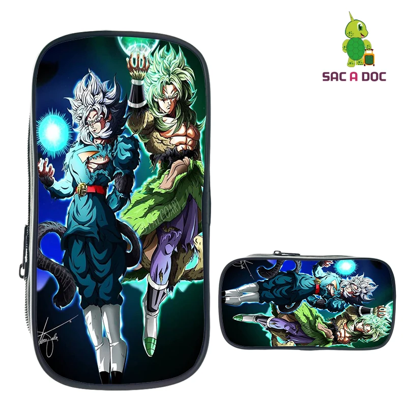 Пеналы Dragon Ball для девочек-подростков, косметички, школьные принадлежности, канцелярские принадлежности, сумка для хранения, Dragon Ball, хип-хоп, аниме, макияж, сумка