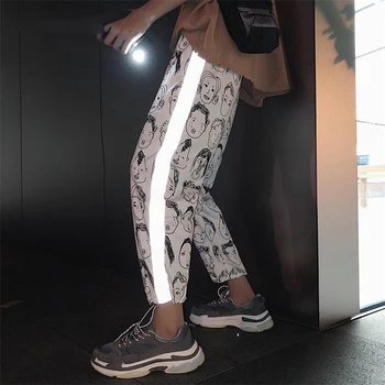 

Reflective Streetwear Pants Men Jogger Ankle-Length Harem Pants Men Clothes 2020 Joggers Trousers Men Pants Casual XXL
