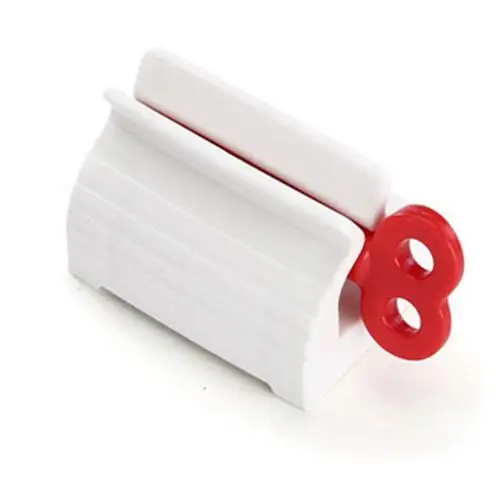White Red Многофункциональный пластиковый соковыжималка для крема в ванной комнате, соковыжималка для зубной пасты, диспенсер для зубной пасты - Цвет: White Red