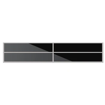 

Car Body Sticker Hash Stripes Decals Graphise Vinyl Sticker Trim Black Decoration for Ford For Mustang 2015 2016 2017