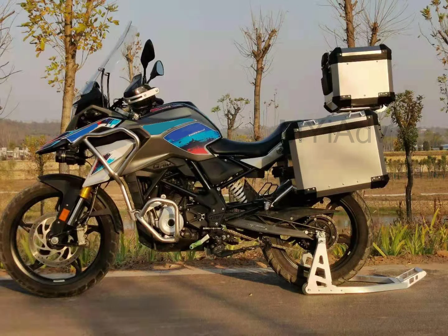 Motorcycle Aluminum Panniers Top Box For Bmw G310gs G310 Gs 2017-2021 Side Box Luggage Saddlebag Rear Rack Bracket Support - Motorcycle Trunk - AliExpress