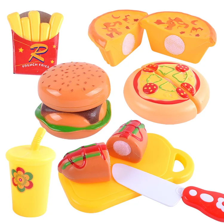 Игровой домик игрушки Гамбург игрушка слайсер хлеб игрушка детская развивающая Игрушечная модель еда