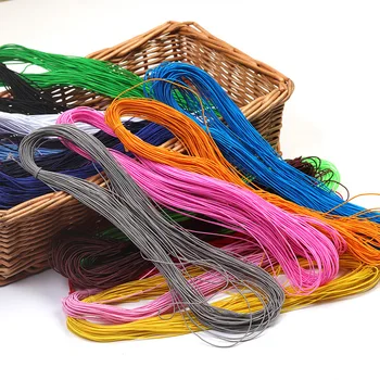 

1mm Cheap High-Elastic Round Elastic Band Colorful Superfine Rope Rubber Sewing Elastic Band Line DIY Jewelry Accessorie 8meters