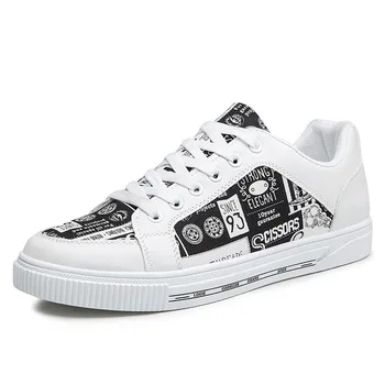 

2020 Men Casual Canvas Shoes Fashion Print Sneakers Summer Trainers Leisure Shoes Men's Flats Slip Shoes Chaussures pour hommes