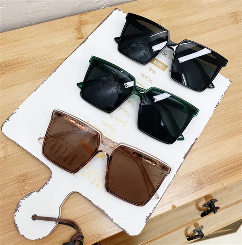 Imwete New Vintage Square Oversized Sunglasses Women Men Brand Designer Transparent Gradient Sun Glasses Big Frame Eyewear UV400 ray ban sunglasses women