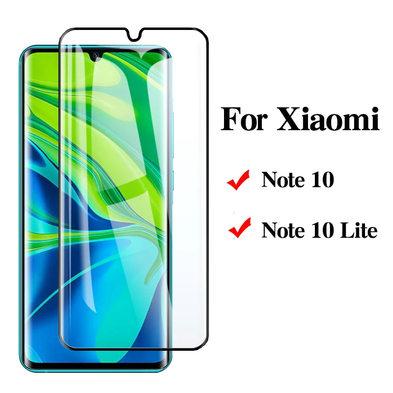 Мобильный телефон стекло аксессуары для Xiaomi Note 10 Lite защитное ksiomi Note10 свет Screen