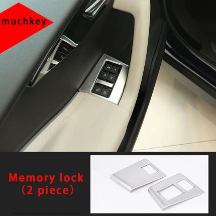 memory lock frame Для Jaguar f-pace Блокировка памяти рамка хромированная формовочная отделка 2 шт - Цвет: memory lock frame