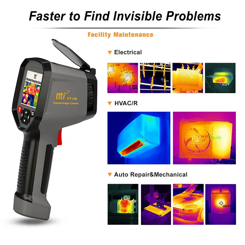 HTI Infrared Thermal Imager Thermal Camera for Leak Detection Portable  Camera Termica for Electronics Repair - AliExpress