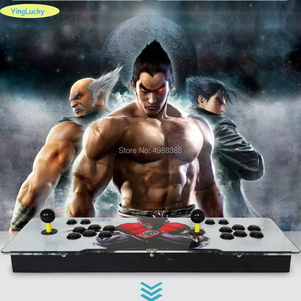 

Console-Support Gamepad-Plug Arcade-Game Built-In-Pandora-Box 2448-In-1 3d Usb 4P 3P