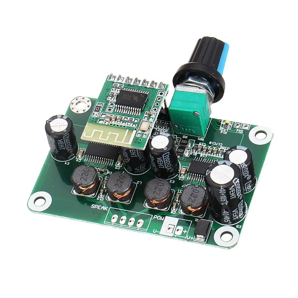 TPA3110 30 Вт+ 30W 12 V-24 V bluetooth 4,2 цифровой стерео аудио Мощность Плата усилителя ModuleCar для USB колонка, Портативная колонка