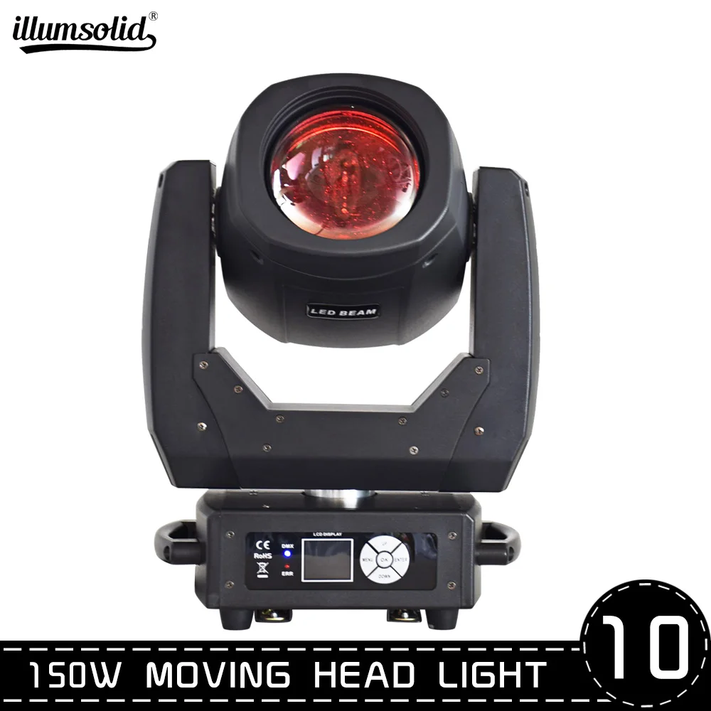 

Stage light 150W Moving Head Light Beam with Gobos Dj Light DMX 512 for Wedding Christmas DJ Disco KTV Bar Party Show 10pcs/lot