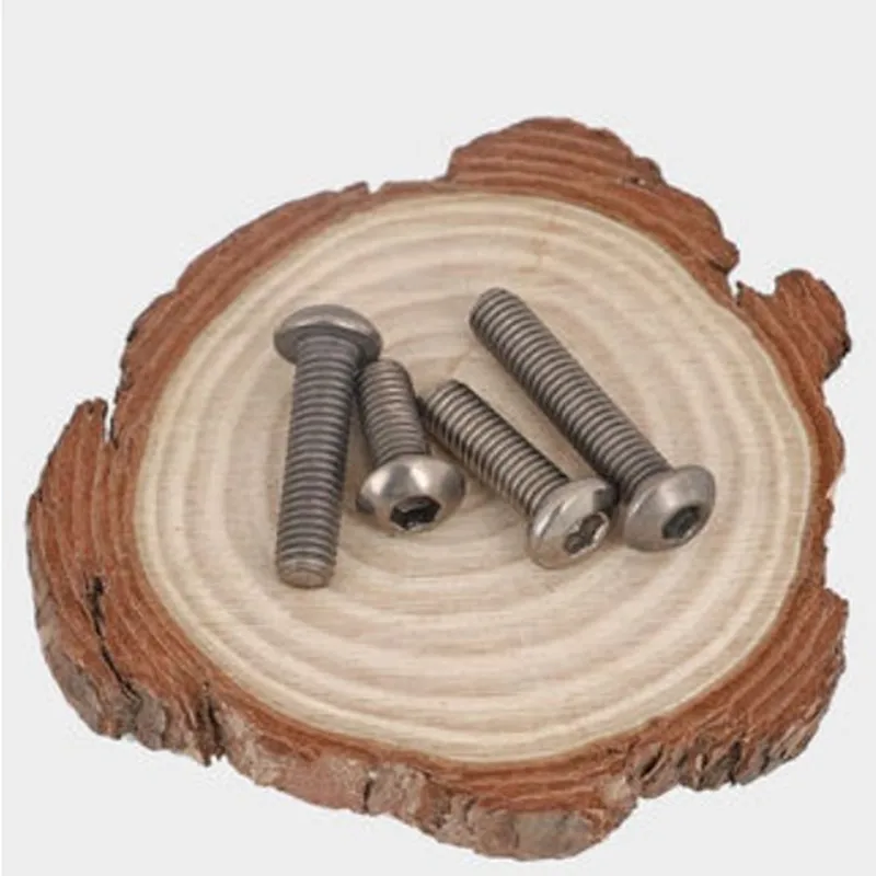 5/25 Pcs M2 M2.5 M3 Titanium GR2 Torx Button Head Machine Screws - Foto 4