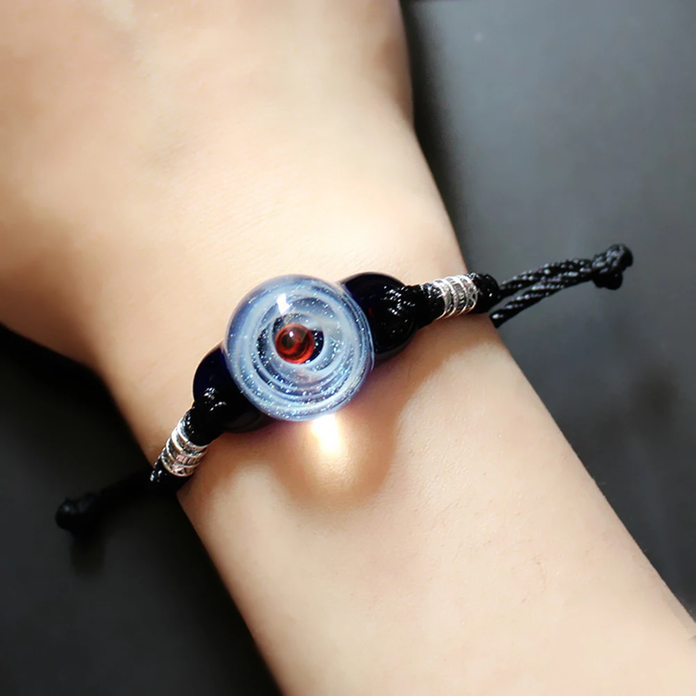 

Couples Cosmic Galaxy Bracelet for Lovers Universe Planet Women Adjustable Braided Bracelets & Bangles Birthday Gift