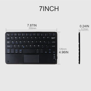 

7/9/10 Inches Wireless Bluetooth Lightweight Keyboard with Touchpad Home Keypad