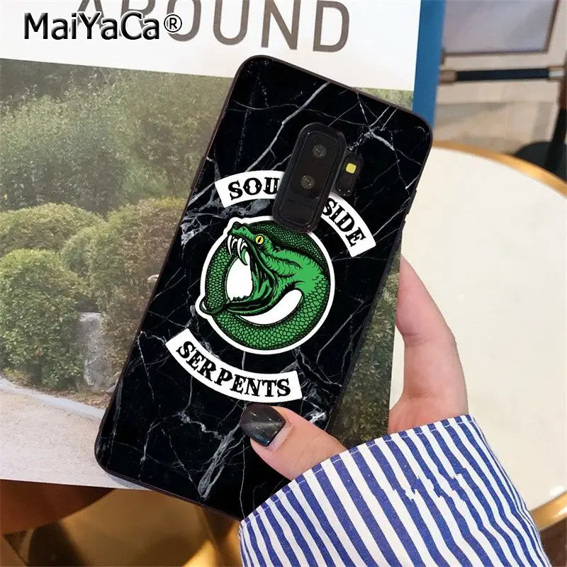 MaiYaCa ривердейл южной стороне змеи змея ТПУ мягкий чехол для телефона для samsung S9 S9 плюс S5 S6 S6edge S6plus S7 S7edge S8 S8plus