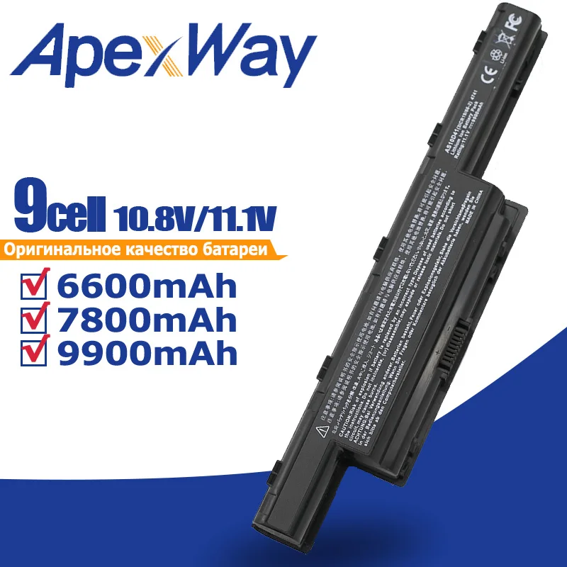 ApexWay ноутбук Батарея для шлюза NV47H NV49C NV50A NV51B NV51M NV53A NV55C NV59C NV73A NV79C | Компьютеры и