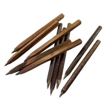 

50 Pcs/lot Vintage Round&Square Wooden Ballpoint Pen Individualization Wood Ball Pen School Office Supplies