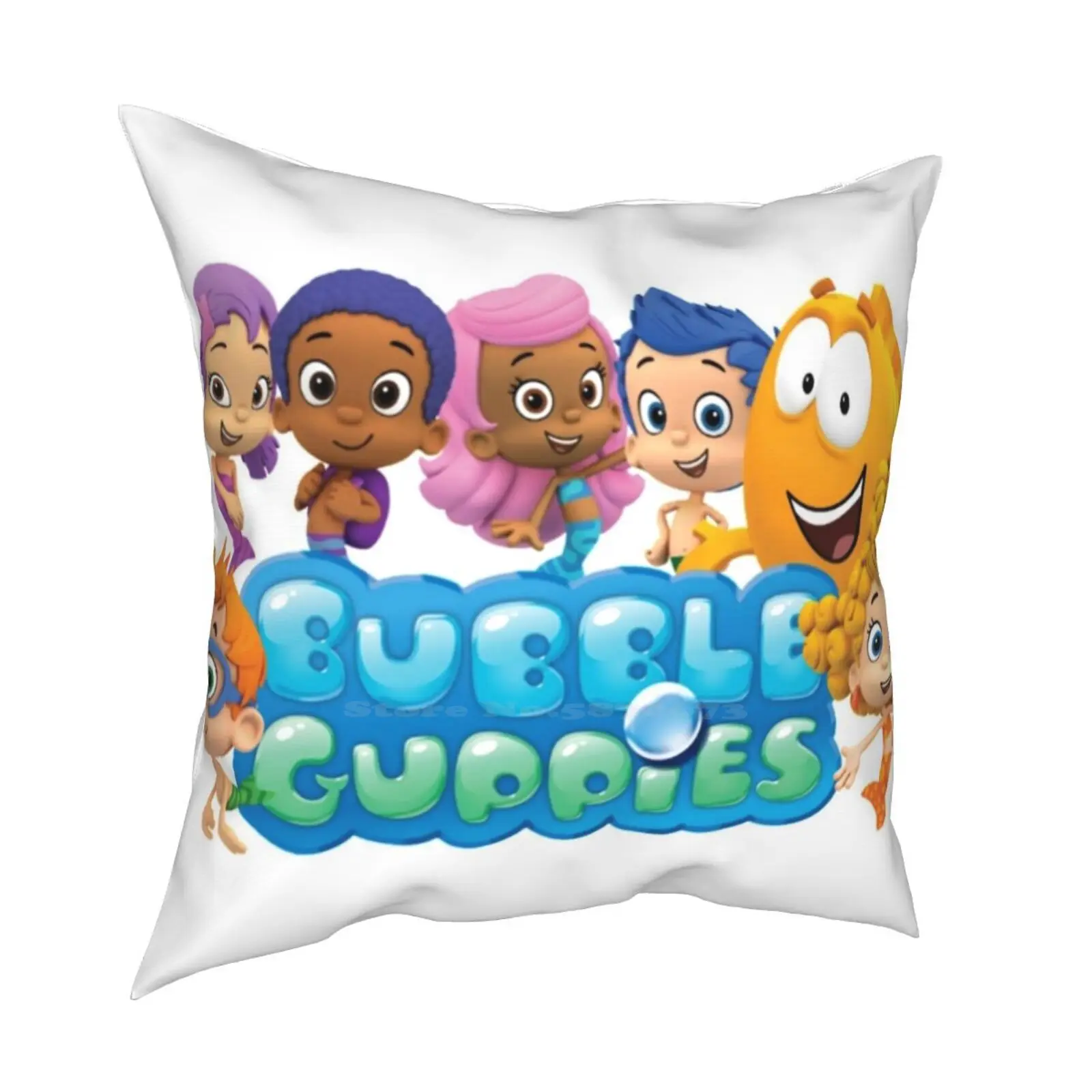 Bubble Guppies Funny Cute Decor Square Federa Bubble Guppies Nickel Nick Jr School Of Fish