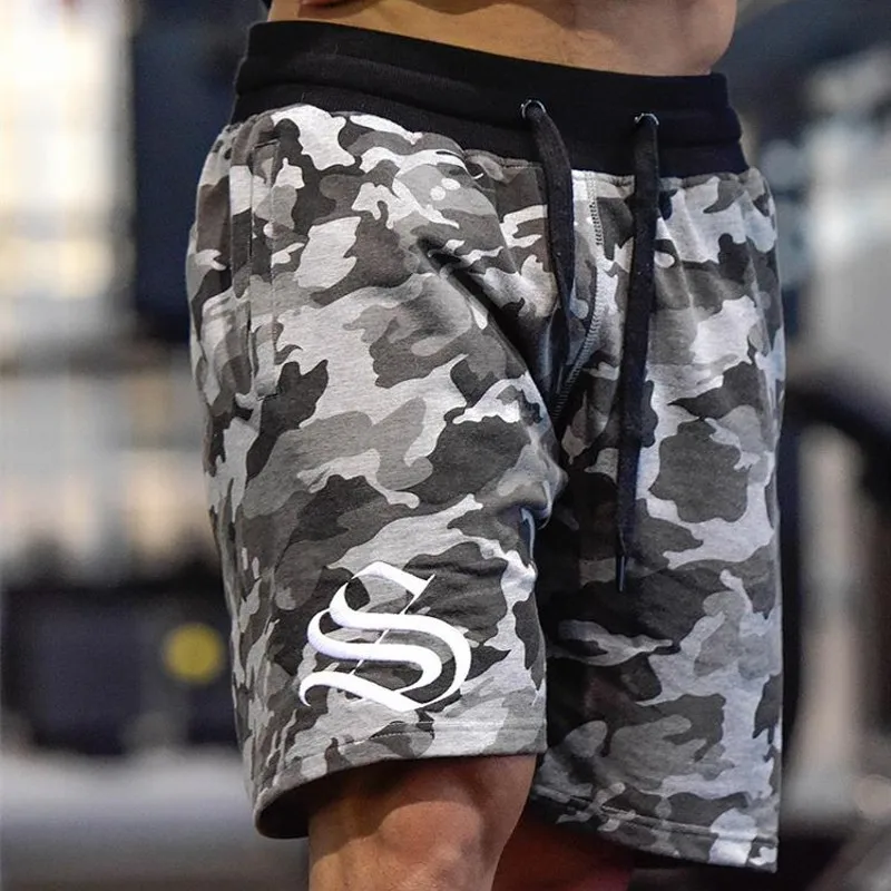 Летние Новые камуфляжные шорты мужские хлопковые повседневные военные облегающие шорты размера плюс брендовая одежда размера плюс