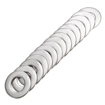 

Metric Washer Mixed (200 Pack) M3 M4 M5 & M6 Form A Thick Flat Washers Stainless Steel