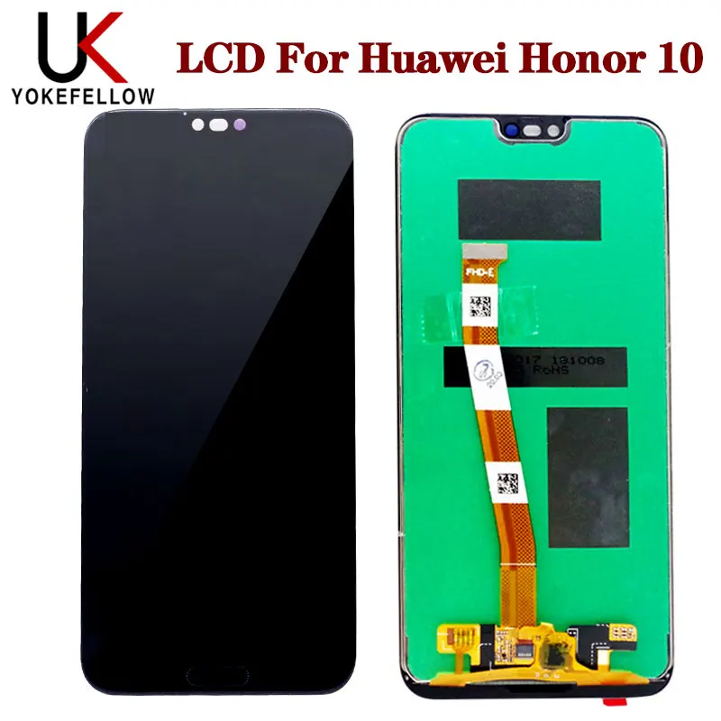 ЖК дисплей с сенсорным экраном в сборе для Huawei Honor 10 сменный дисплей|Экраны