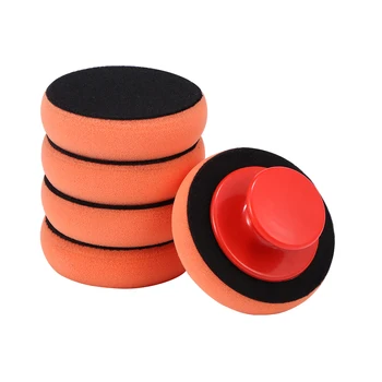 

ALLOMN 5Pcs Car Wash Wax Polish Pad Polishing Pad Sponge Car Cleaning Car Waxing Sponge Car Beauty Sponge Motorcycle Accessories