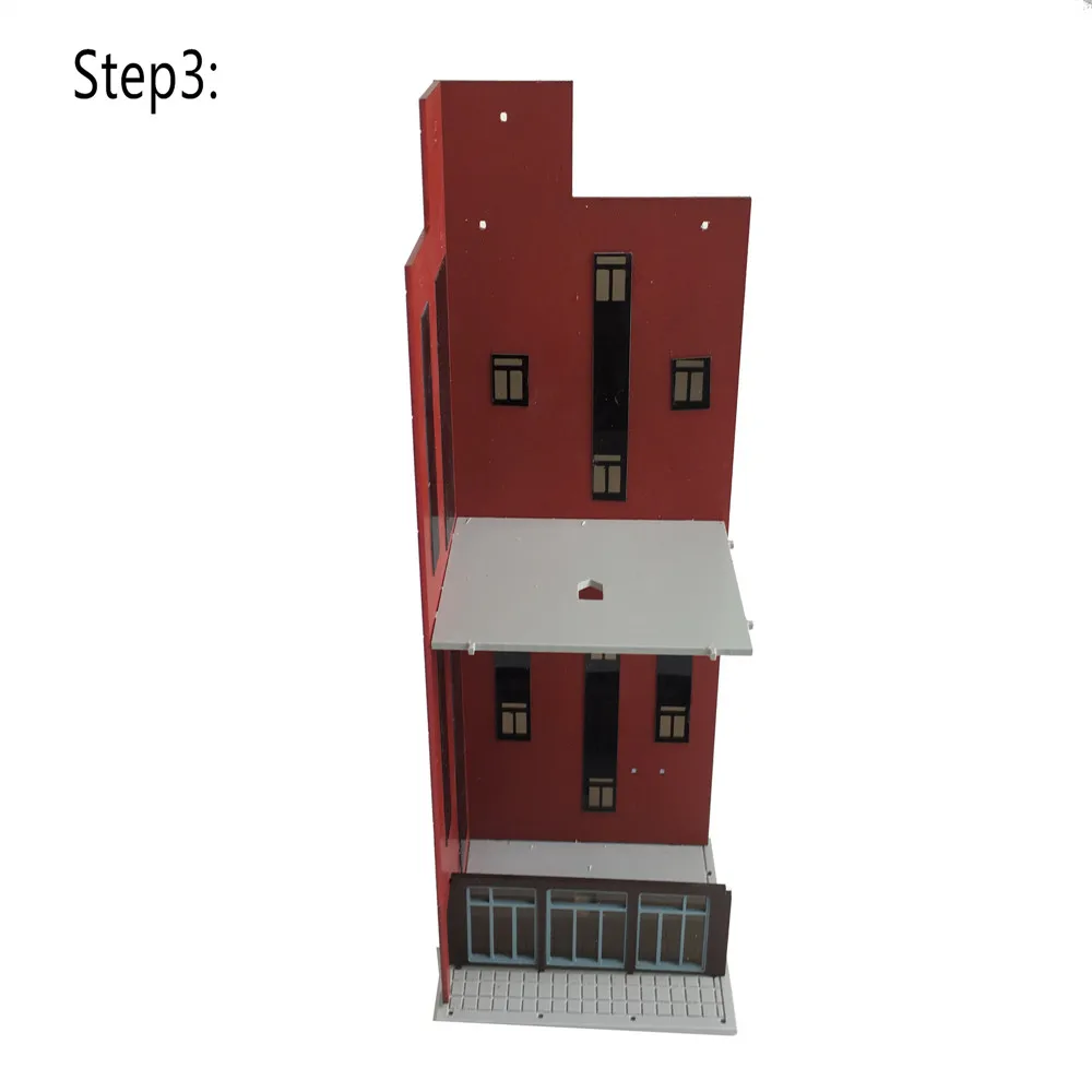n scale train layout model building 23