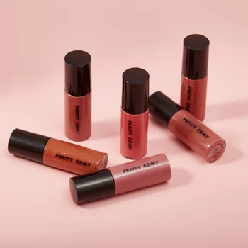 

6pc Mini Lip Glaze Capsule Velvet Moisture Lasting Non-stick Cup Smooth Matte Lip Gloss Liquid Lipstick Cosmetic Professiona