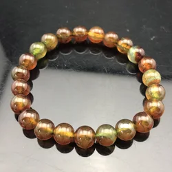 Chakra Balance Gemstone Bracelet - Natural Healing Beaded Jewelry (Colorful Carnelian)