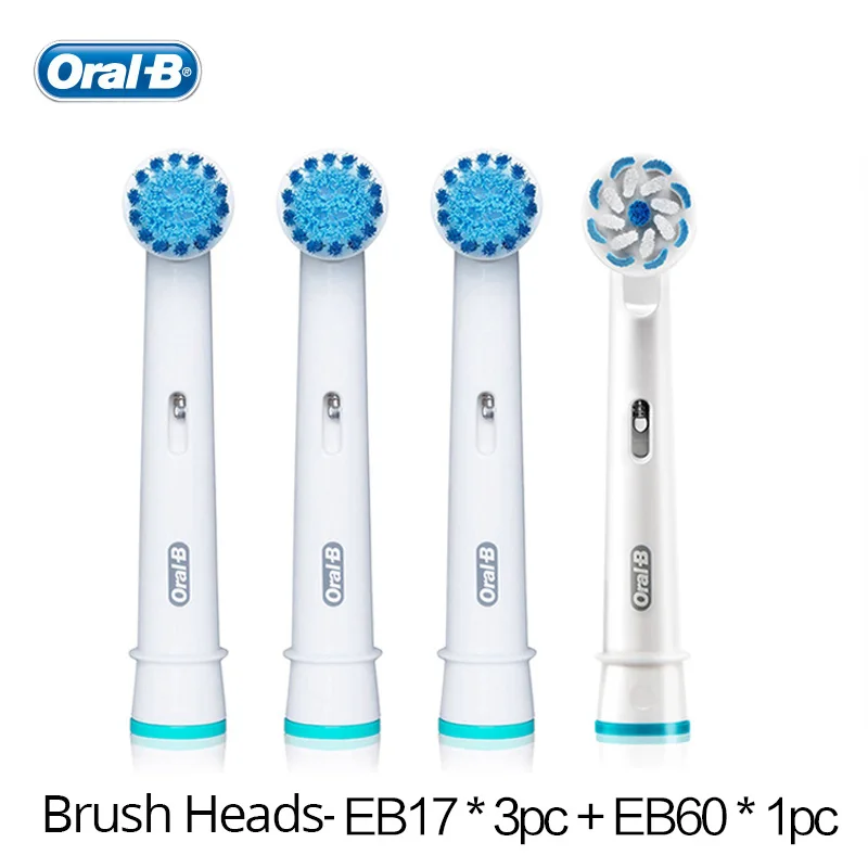 Набор насадок для Oral B сменные головки электрической зубной щетки мягкая щетина