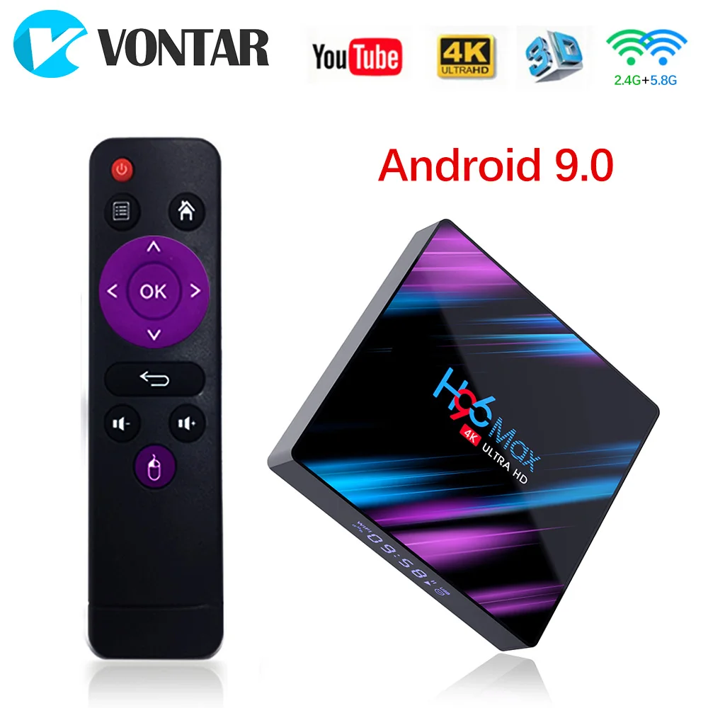 Top-Box Media-Player Android RK3318 H96MAX 10-Wifi Tvbox 4k 16G 2G 4GB Set 64GB Youtube