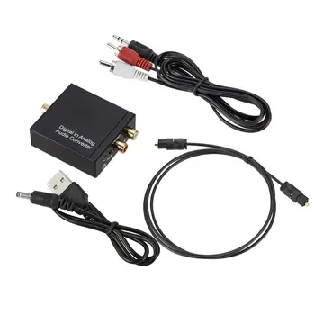 

Digital Fiber Coaxial To Left And Right Channels Decoder Amplifier Audio 3.5Mm Audio Analog Converter