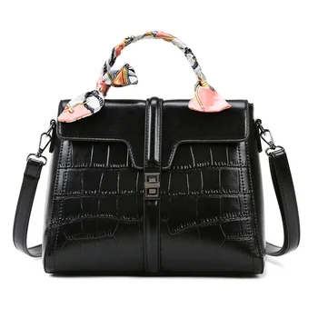 

Handbag Woman 2020 new fashionable crocodile-print French handbag large capacity one-shoulder bag
