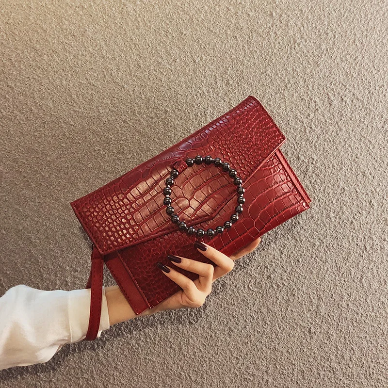 

Crocodile Pattern Bag Women's Casual Elegant Wallet Long Wallet Large Capacity Clutch Bag