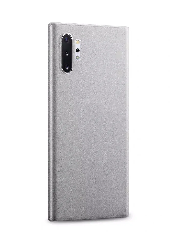 0.3mm Ultra Thin Case For Samsung Note 10 Pro 8 9 S10 S9 S8 Plus S10e Matte Transparent Back Cover Case Slim Shockproof Coque S9 - Цвет: TRANSPARENT WHITE