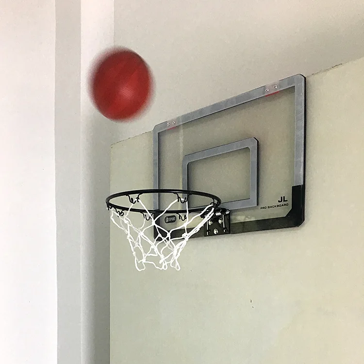 Hanging Gantry Basketball Board Hole Punched Transparent Hanging Mini Small Backboard Mini Basketball Hoop