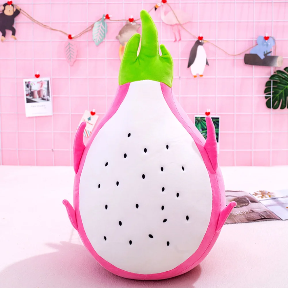 Pink Розовый, внутренняя отделка из плюша, моделирование фруктовой серией подушки дракон фрукты подарок домашние плюшевые милые плюшевые игрушки куклы 50 см, унисекс - Цвет: Pink