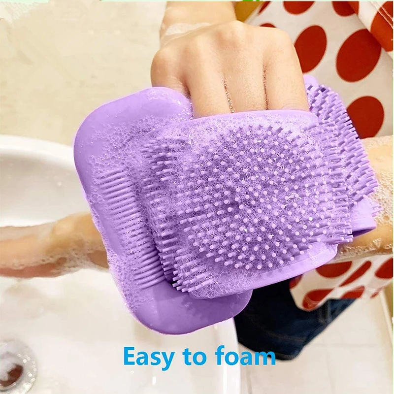 Magic-Silicone-Brushes-Bath-Towels-Rubbing-Back-Mud-Peeling-Body-Massage-Shower-Extended-Scrubber-Skin-Clean (10)