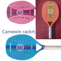 Professional New Carbon Beach Tennis Racket Paddle EVA Friction Face Raqueta With Black Bag Sports Athletes Supply Padal
